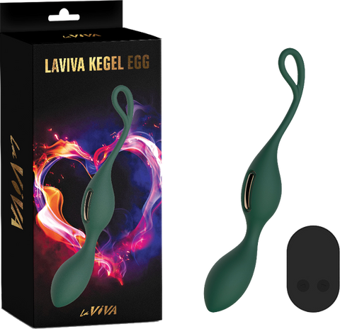 La Viva 7 Functions Kegel Egg With Remote Control Teal - Love Eggs and Kegel Exercisers