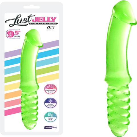 Lust Jelly Double Ended Flexible Shaft Realistic Dildo - Realistic Dildos