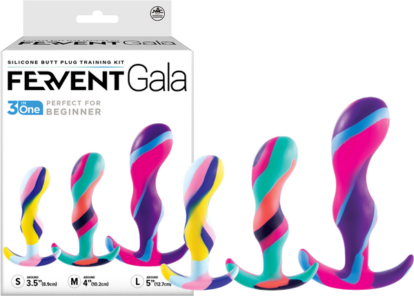 Fervent Gala Silicone Butt Plug Training Kit Butt Plugs