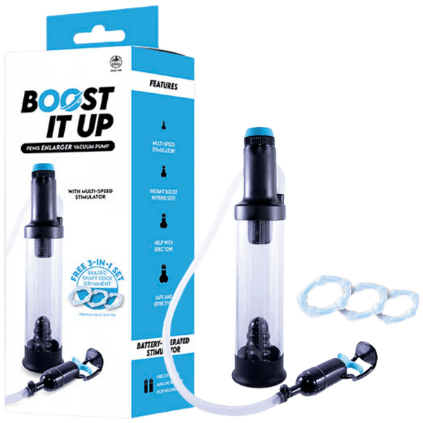 Boost It Up Multi Speed Mens Penis Enlarger Vacuum Pump Penis Pumps And Stretchers