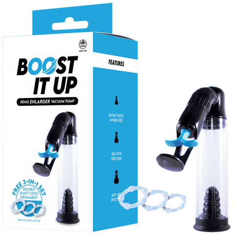 Boost It Up Male Penis Enlarger Vacuum Pump Device - Penis Pumps And Stretchers