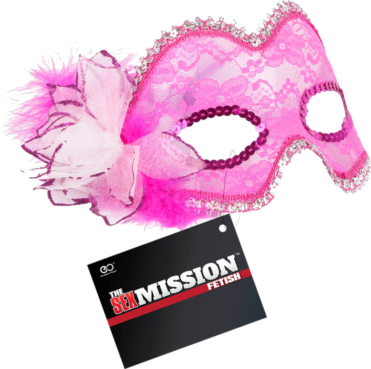 Sex Mission Fetish Play Masquerade Masks Pink Masks And Blindfolds