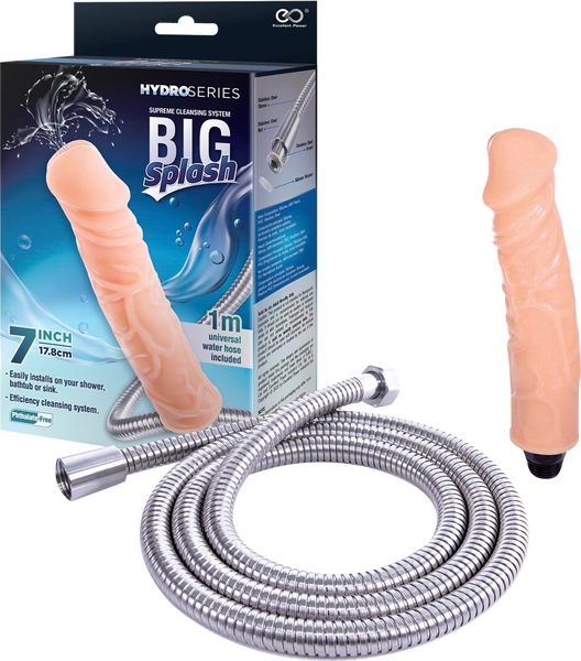 Hydro Series Big Splash Enema System 7 Inch Flesh Enemas and Douches