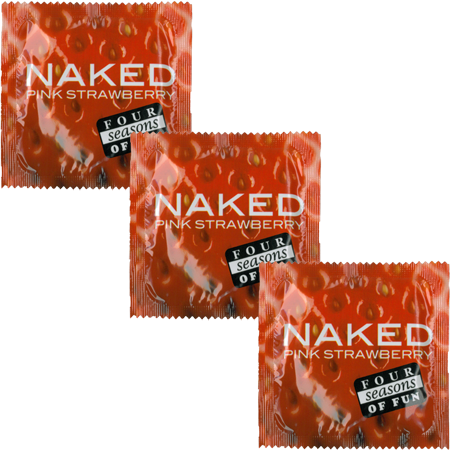 Four Seasons Naked Extra Strength Flavour Condoms 144 Pack - Condoms