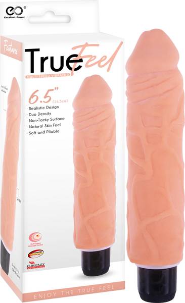 True Feel Patriot 16.5 cm Realistic Vibrating Dong Vibrating Dildos