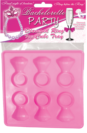 Hott Products Bachelorette Party Diamond Ice Cubs Tray 2 Pack Party Gifts and Novelties