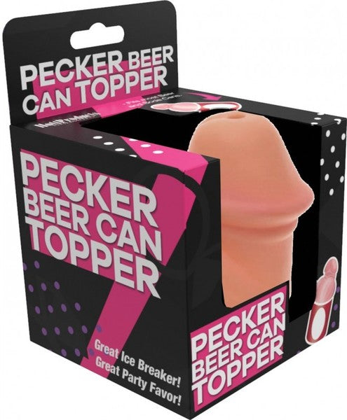 Hott Products Pecker Shaped Beer Can Topper Default Title Party Gifts and Novelties