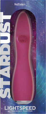 Star Dust Lightspeed Ultrasonic Flapper 10 Function G Spot Vibrator - G-Spot Vibrators