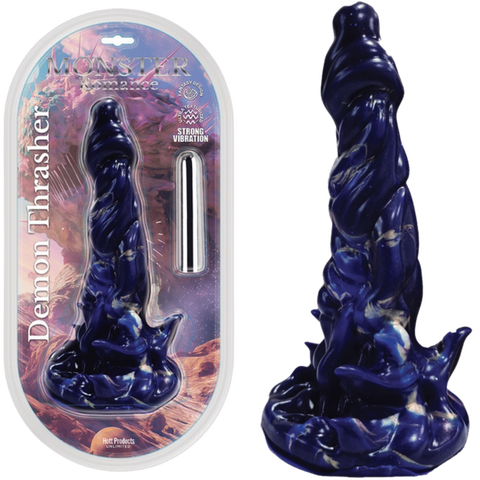Monster Romance Demon Thrasher Vibrating Dildo - Vibrating Dildos