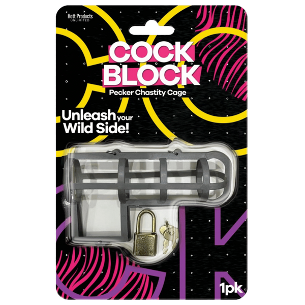 Hott Products Cock Block Pecker Chastity Cage Party Gifts and Novelties