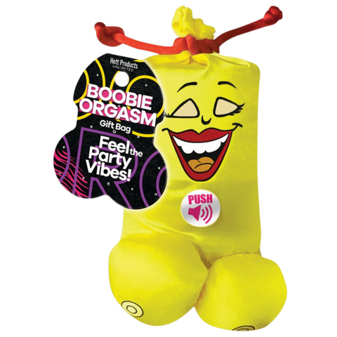 Hott Products Boobie Orgasm Talking Audible Party Gift Bag - Party Gifts and Novelties