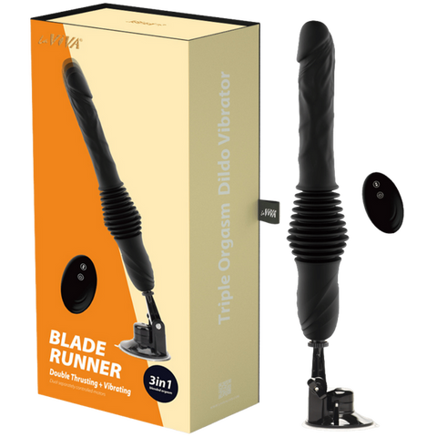 La Viva Blade Runner Double Thrusting & Vibrating Dildo - Vibrating Dildos