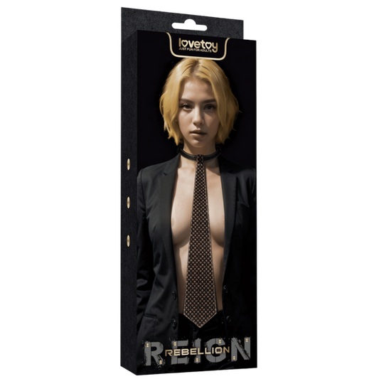 Lovetoy Bondage Tie Collar With Adjustable Strap Collars and Leads