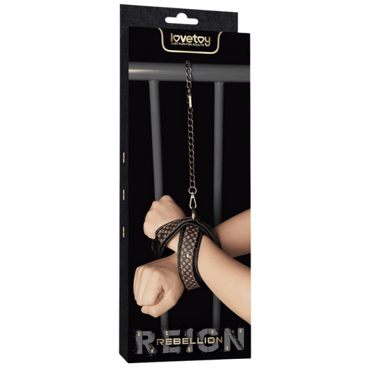 Lovetoy Crossed Shaped Design Fetish Handcuffs Cuffs And Restraints