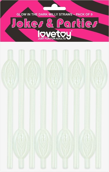 Lovetoy 9 Pack Pussy Straws Party Gifts and Novelties