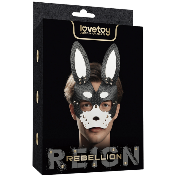 Lovetoy BDSM Play Adjustable Rebel Bunny Mask - Masks And Blindfolds