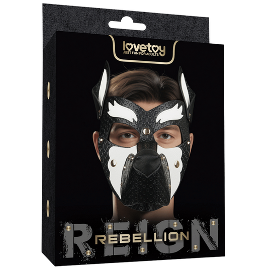 Lovetoy Rebellion Reign Howl Pup Play BDSM Mask Masks And Blindfolds