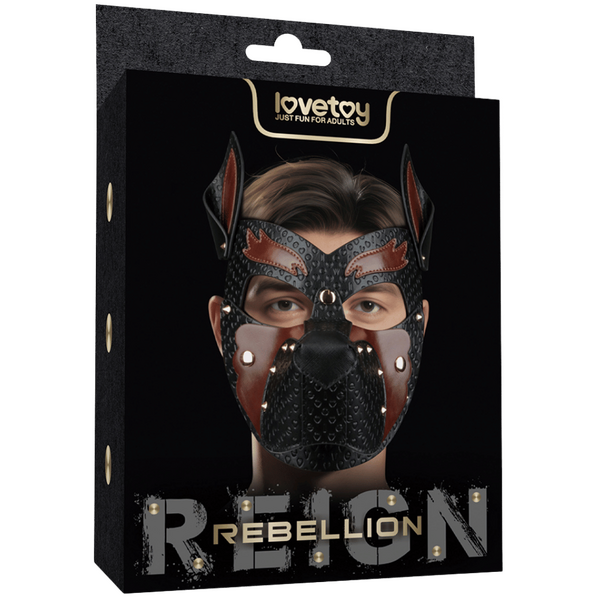 Lovetoy Rebellion Reign Howl Pup Play BDSM Mask Masks And Blindfolds