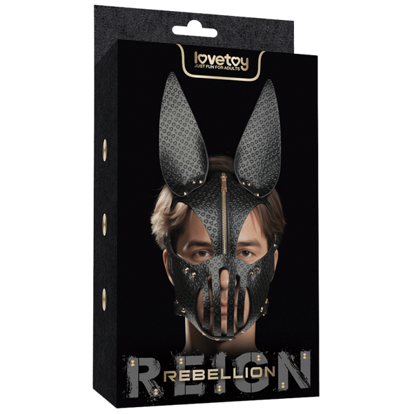Lovetoy Dark Sculpted Bunny Ears BDSM Mask Masks And Blindfolds