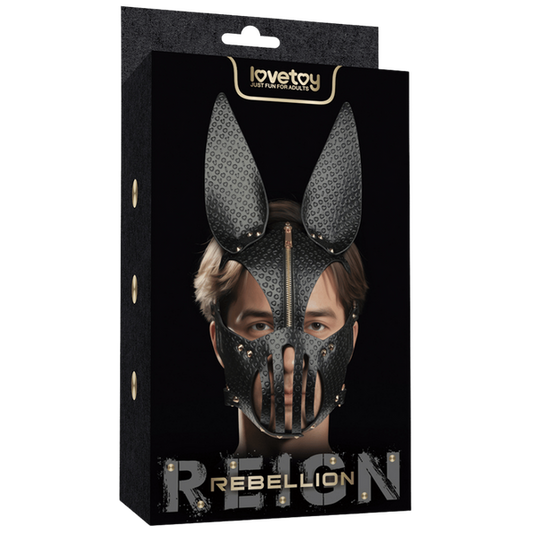 Lovetoy Dark Sculpted Bunny Ears BDSM Mask Masks And Blindfolds