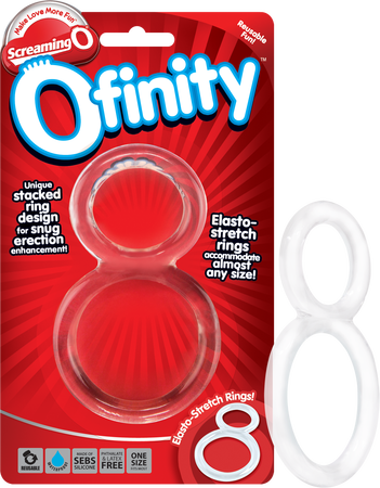 Screaming O Ofinity Elasto Stretchy Silicone Mens Cock Ring Stretchy Cock Rings