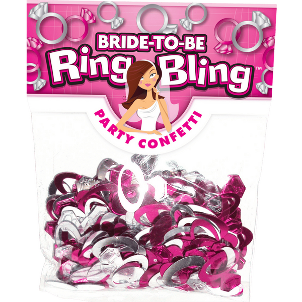 Bride To Be Ring Bling Bachelorette Party Confetti Party Gifts and Novelties