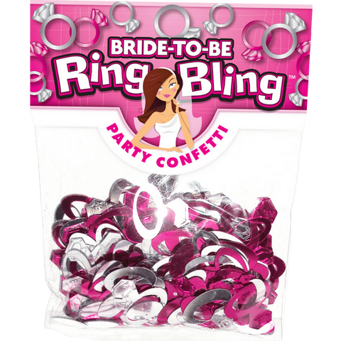 Bride To Be Ring Bling Bachelorette Party Confetti - Party Gifts and Novelties