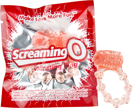 Screaming O Disposable Vibrating Mens Cock Ring Pink - Vibrating Cock Rings