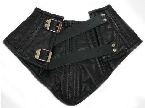 Ladies BDSM Neck Corset Faux Leather - Collars and Leads