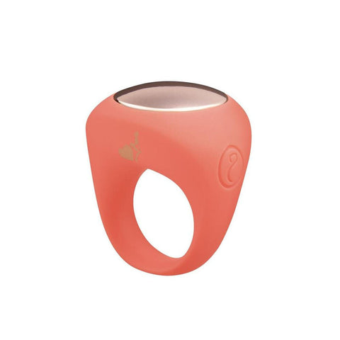 Xgen Products LAPDANCE USB Rechargeable Wearable Ring Vibrator Pink - Personal Massagers