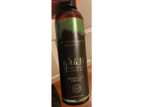 Intimate Earth Grass Massage Oil 120ml - Massage Oils and Lubricants