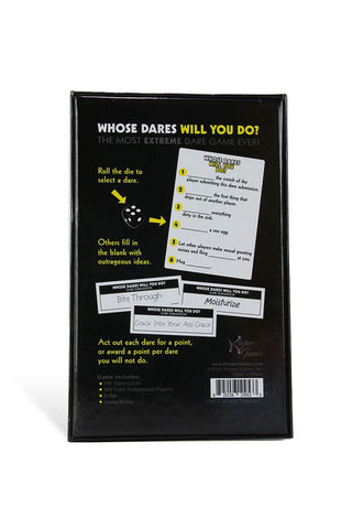 Kheper Whose Dares Will You Do Adult Game - Sex Games, Coupons and Tricks