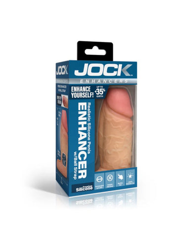 Curve Toys JOCK Enhancers 1 Inch Silicone Penis Sleeve