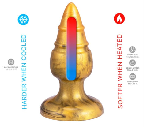 Slixed Goldy Fantasy Liquid Silicone Anal Plug