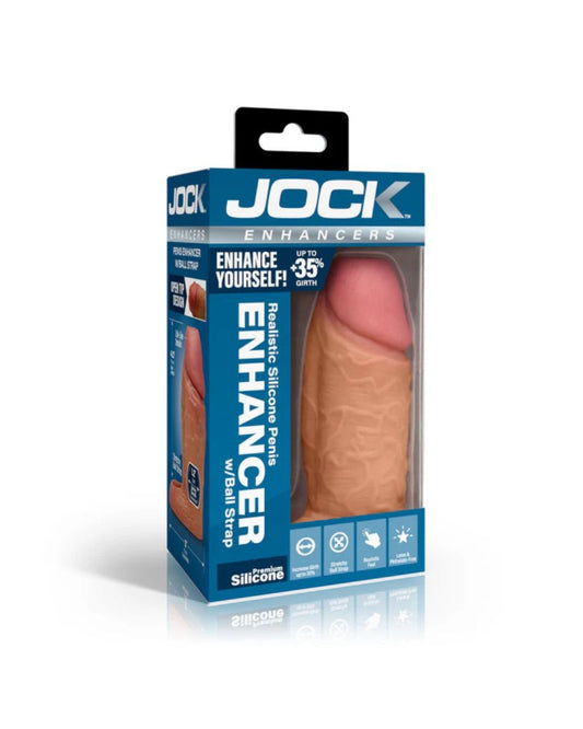 Curve Toys JOCK Enhancers 1 Inch Silicone Penis Sleeve - Penis Sleeves and Extenders