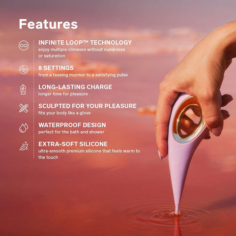 Lelo Dot Womens Clitoral Pin Point Vibrator - Clit Ticklers and Pulsators