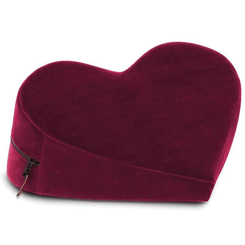 Liberator Heart Wedge Merlot - Sex Furniture