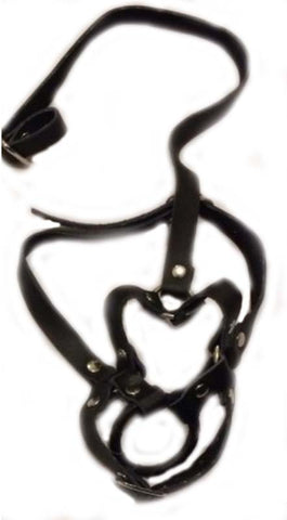 Literotica O Ring Gag Open Mouth Gag Light PVC - Bondage Gags and Bits