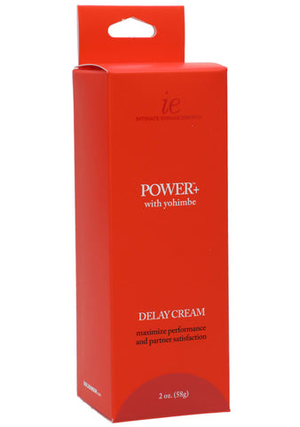 Doc Johnson Power+ with Yohimbe Delay Cream for Men 56g - Delay and Excite Sprays