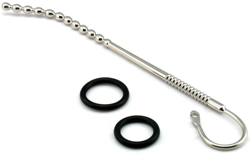 BDStyle Long Penis Plug with Glans Ring Penis Plugs