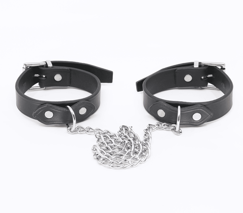 Love In Leather Bondage Leather Ankle Restraints - Cuffs And Restraints