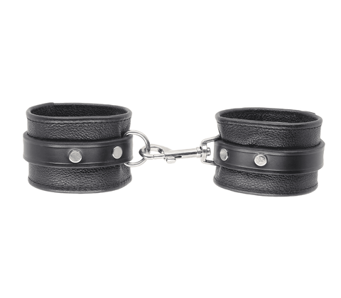 Love In Leather Soft Grained Leather Ankle Restraints - Cuffs And Restraints