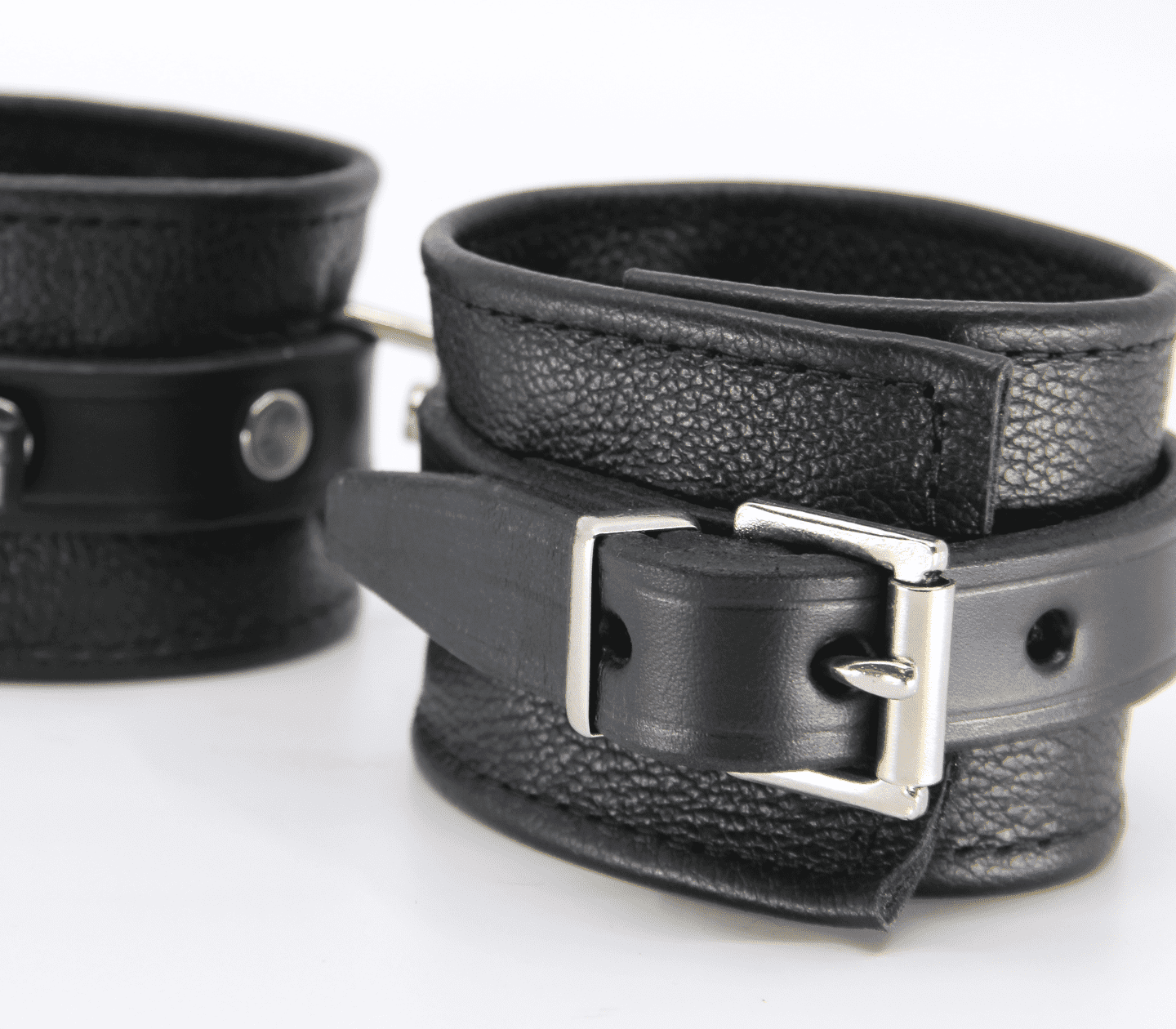 Love In Leather Soft Grained Leather Ankle Restraints Cuffs And Restraints