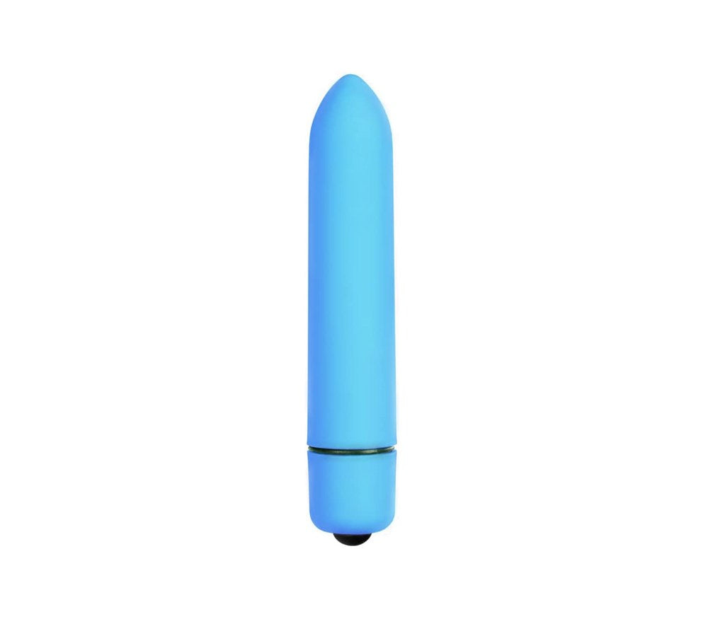Love In Leather 10 Speed Bullet Vibrator Aqua Bullet Vibrators