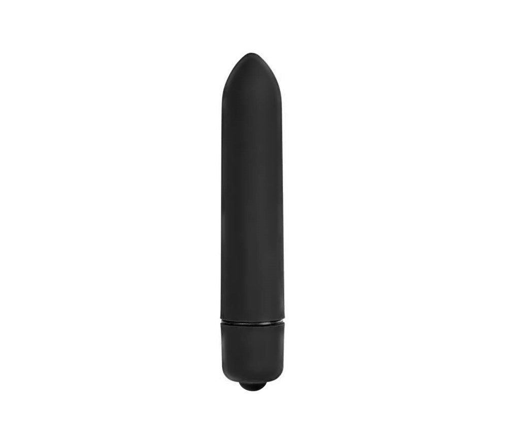 Love In Leather 10 Speed Bullet Vibrator Black Bullet Vibrators