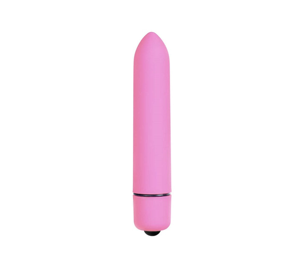 Love In Leather 10 Speed Bullet Vibrator Baby Pink Bullet Vibrators