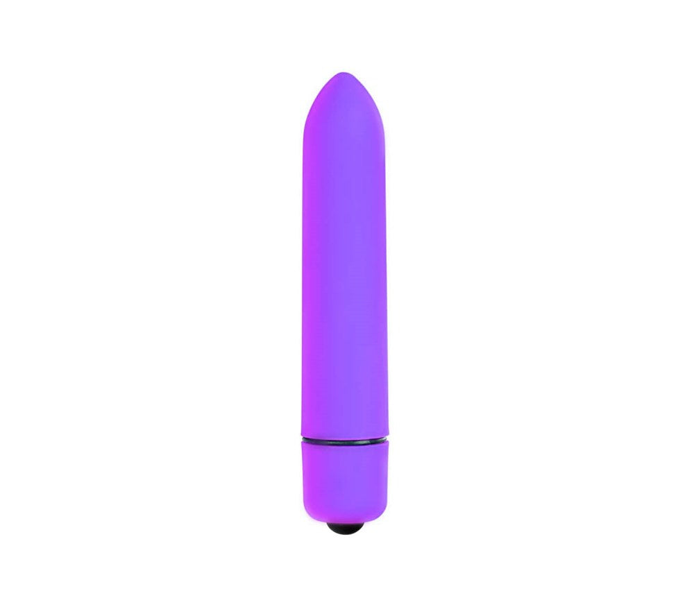Love In Leather 10 Speed Bullet Vibrator Purple Bullet Vibrators