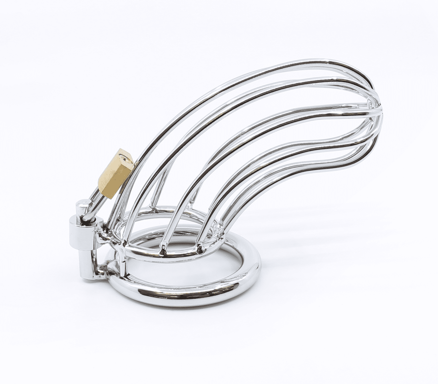 Love In Leather Bird Cage Style Male Chastity Device 50mm Male Chastity