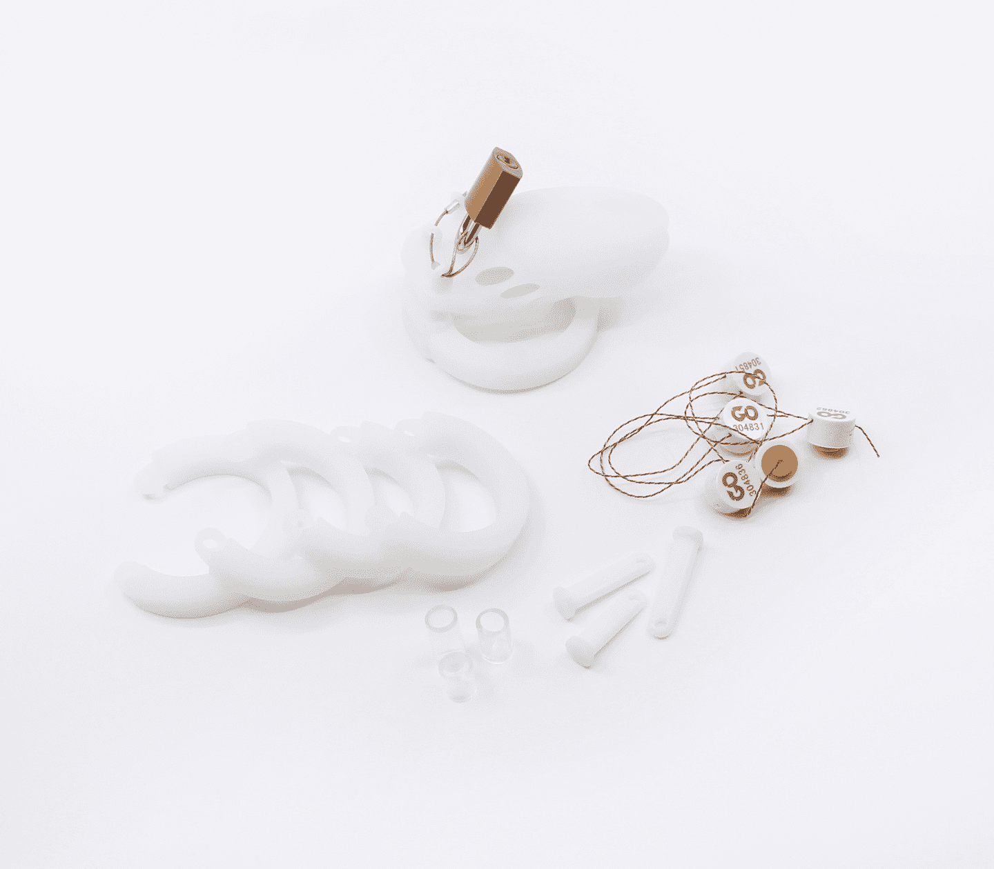 Love In Leather Silicone Male Chastity Cage Short Male Chastity