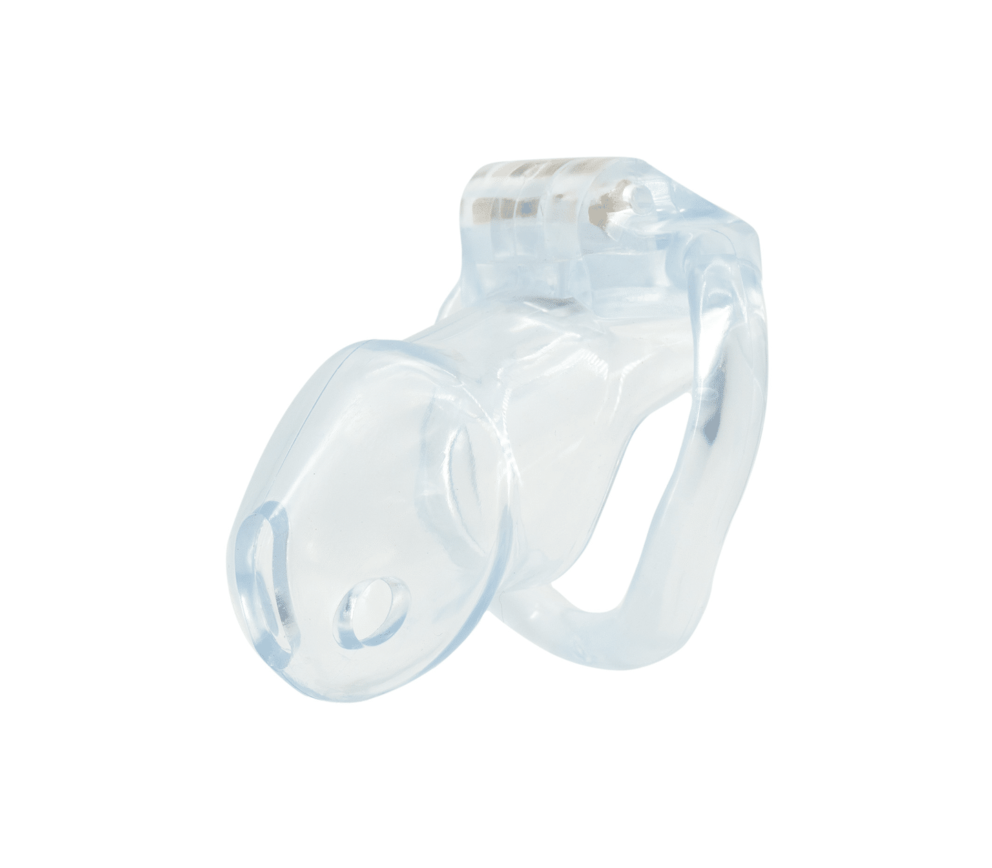 Love In Leather Resin Male Chastity Cock Cage Clear Male Chastity